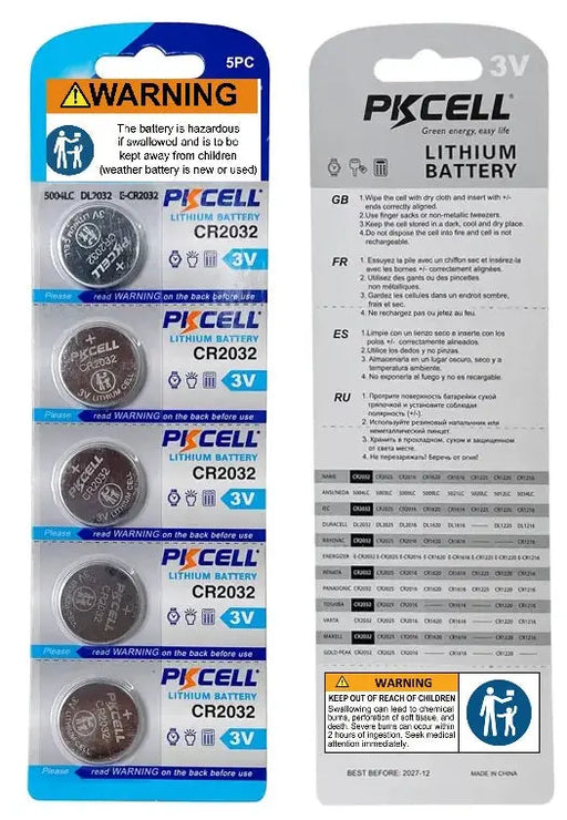 CR2032 Rechargeable Lithium Coin Cell Battery