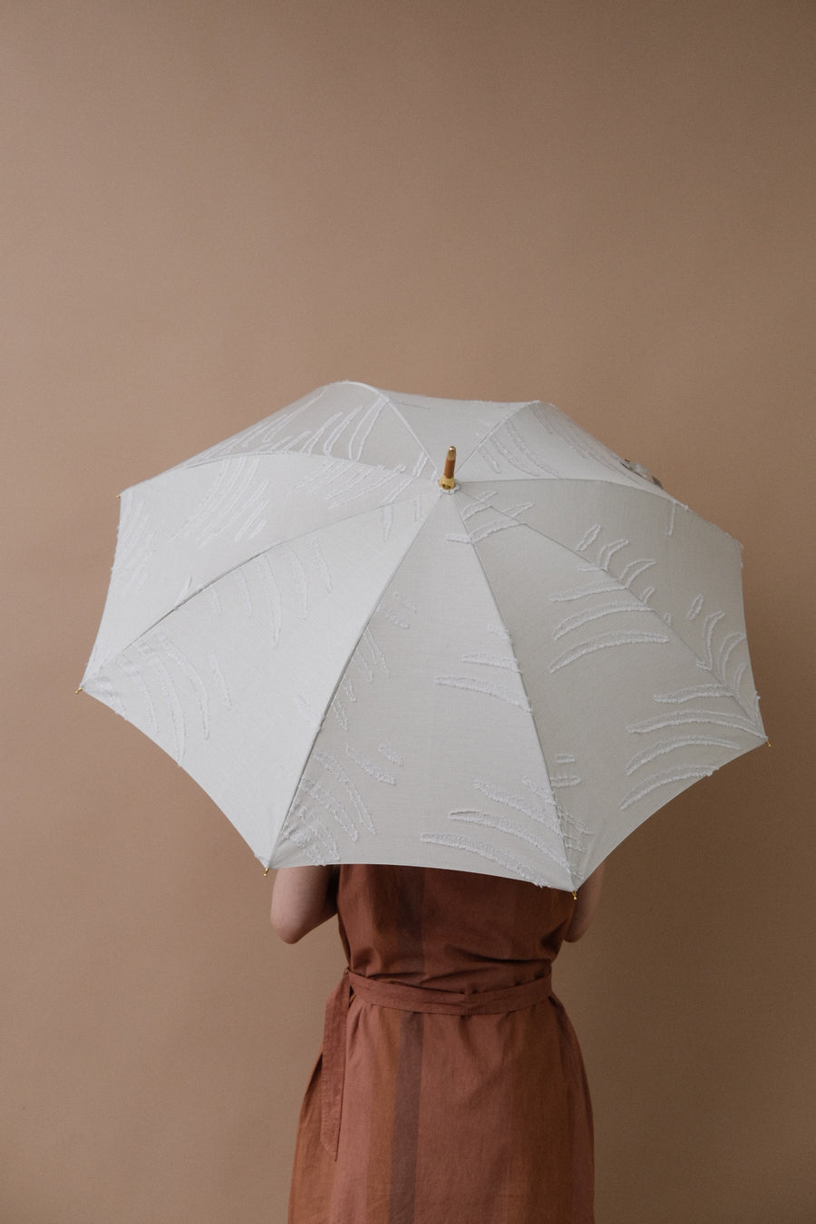 summer wind rain and shine umbrella (beige)