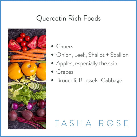 Quercetin rich foods for seasonal allergies