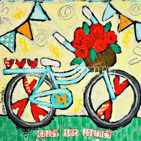 stacy spangler bicycle artwork
