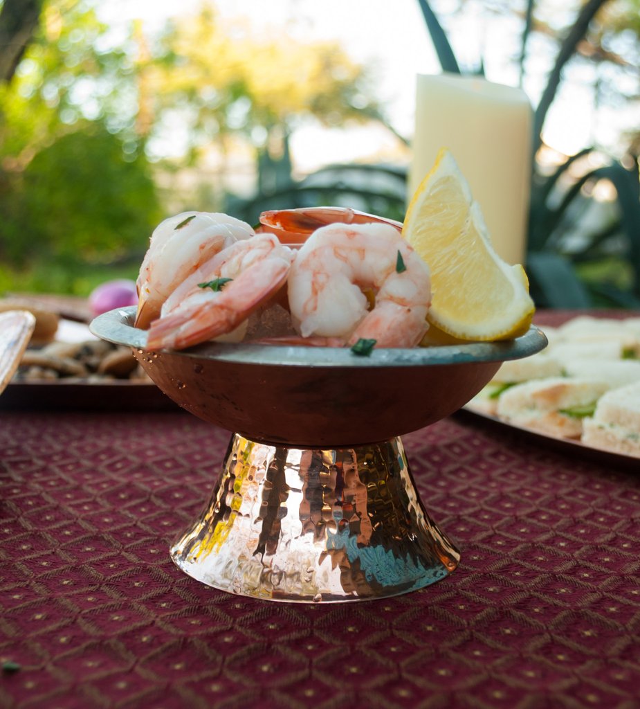 Salsita copper bowl for entertaining