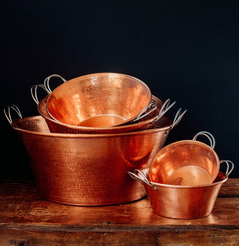 Permian Copper Basins Handmade Copper Cookware