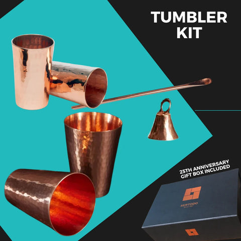 Best copper barware gift bundle Tumbler Kit