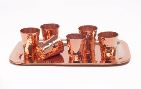 Copper shot cup flight set