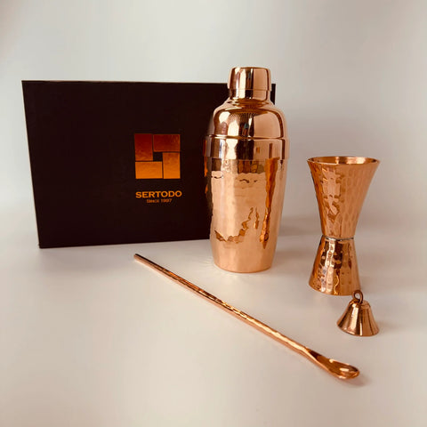 Copper Cobbler Shaker Set