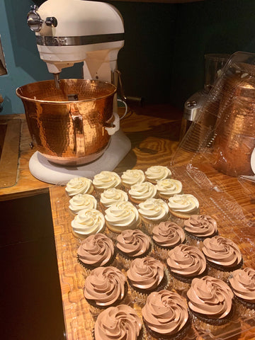 Baking with KitchenAid Copper Mixing Bowl