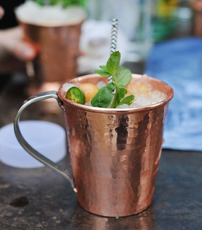 Mexican Mule best cocktails with Copper Cobbler Shaker