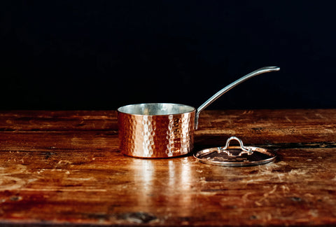 Petite French Copper Butter Pot