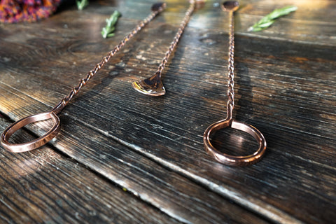 Copper bar spoon