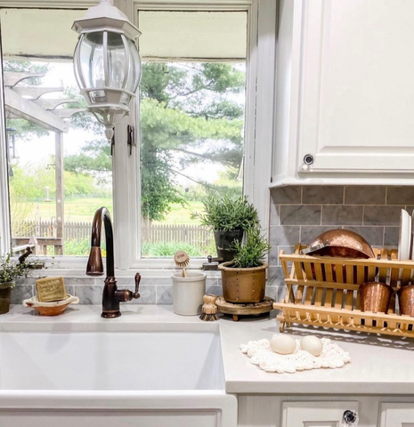 Maison de mings farmhouse copper kitchen