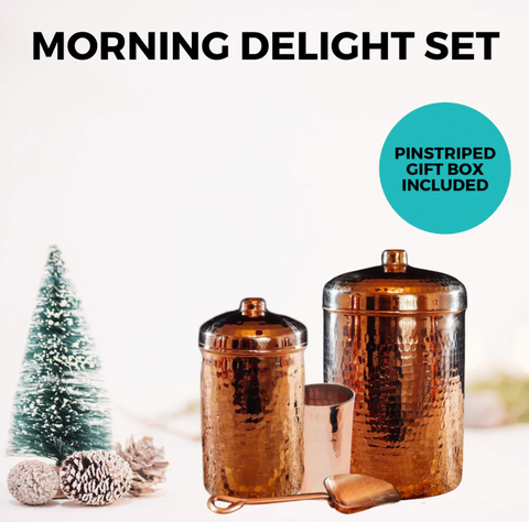 Morning Delight Copper Holiday Gift Set