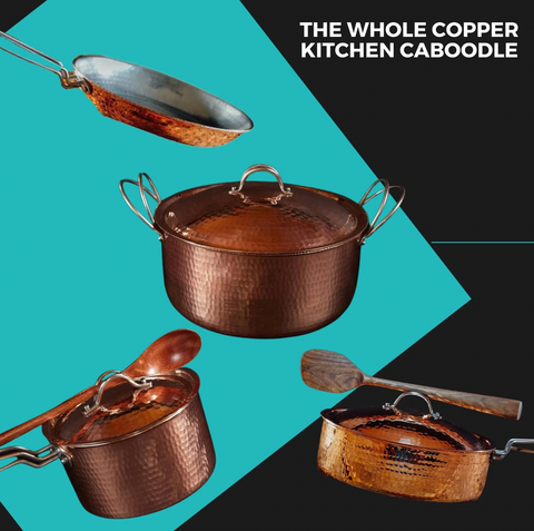 7th year anniversary gift Whole Copper Kitchen Caboodle Set