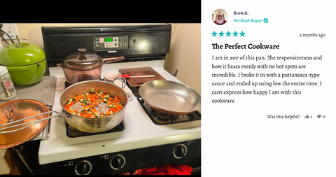 Copper Saute Pan customer review