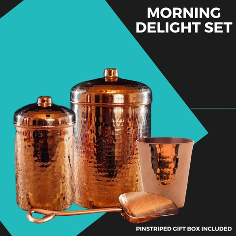 Romantic Copper Canister Gift Set