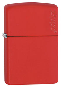 Zippo | Classic Metallic Red Zippo Logo Windproof Lighter | Zippo UK