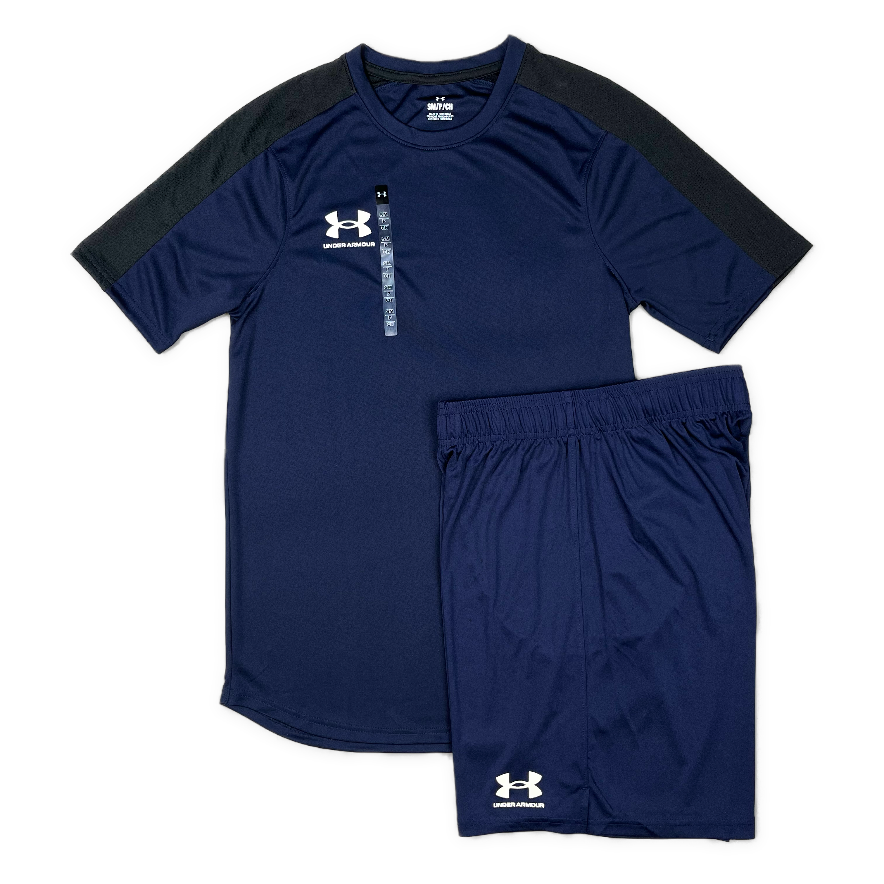 UNDER ARMOUR TECH TSHIRT / SHORTS SET - WHITE