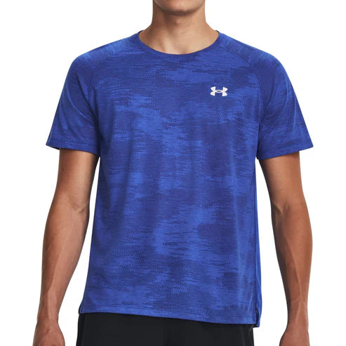 Image of Under Armour Streaker Camo T-Shirt - Royal Blue