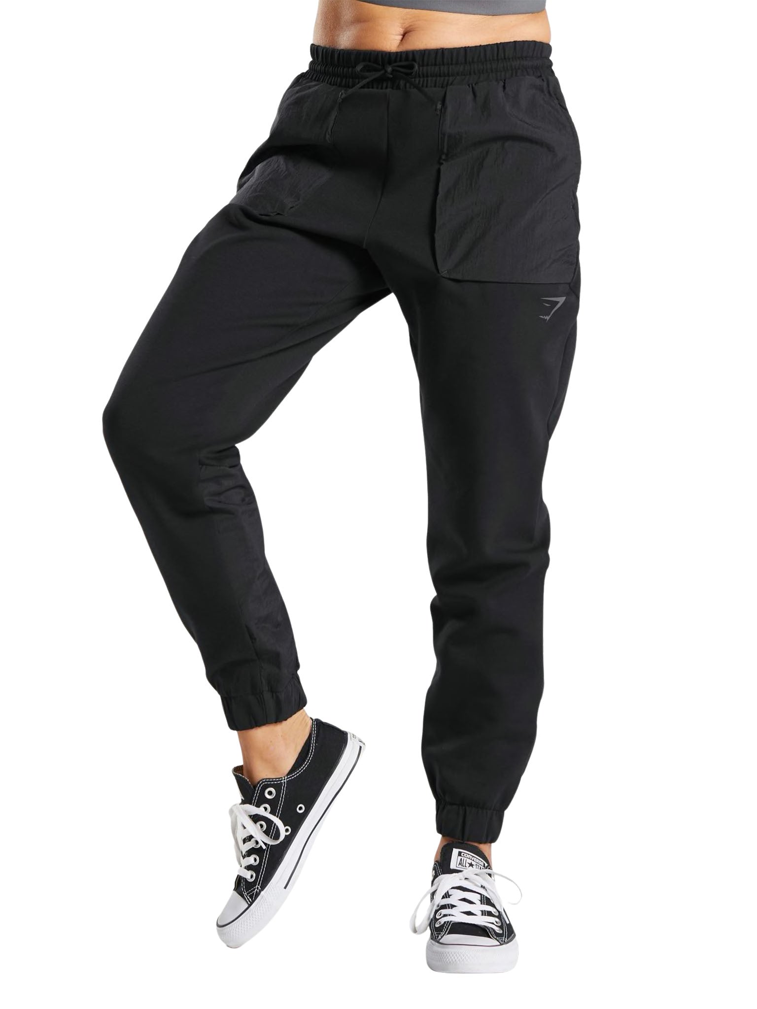 New Balance Yoga Pants Sz L Black Polyester Stretch Fitted YGI N2-36 