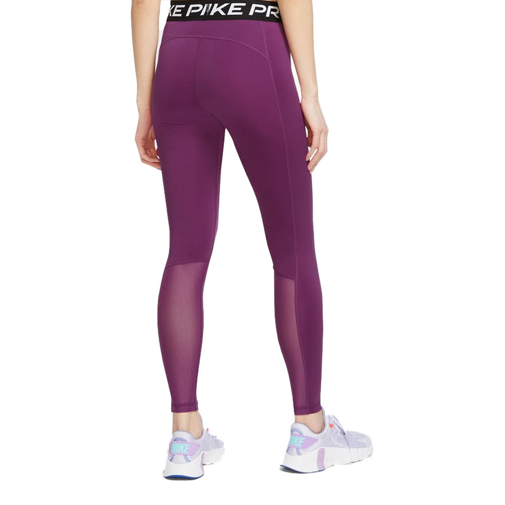 Nike Pro Dri-FIT Graphic Mid-Rise Tights Women - active fuchsia
