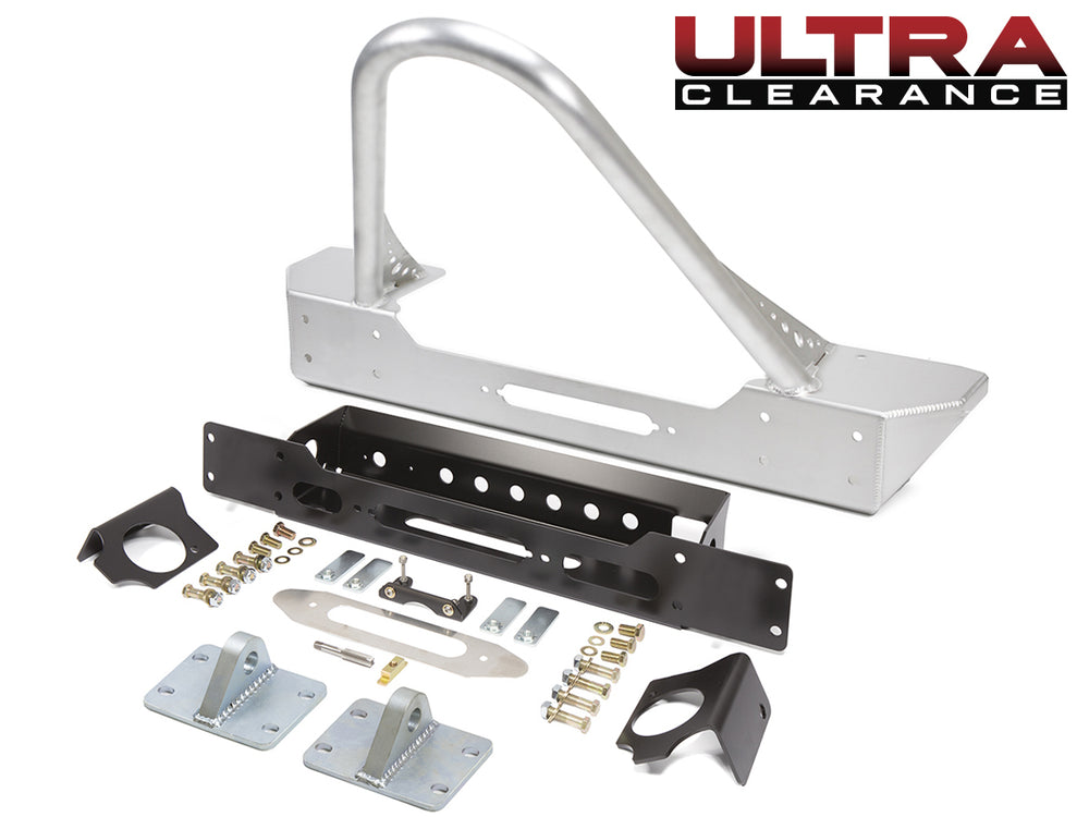 Jeep JL and JT Ultra Clearance Stubby Front Bumper Aluminum 2019