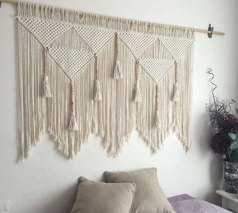 macramé pan de mur