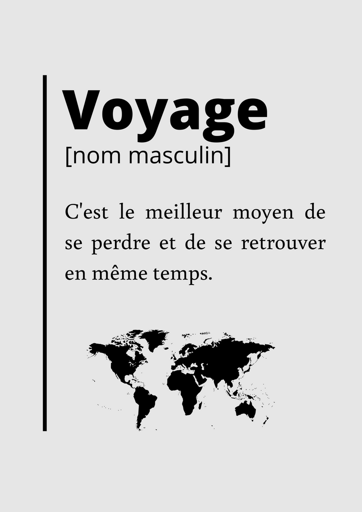 definition de voyage en francais