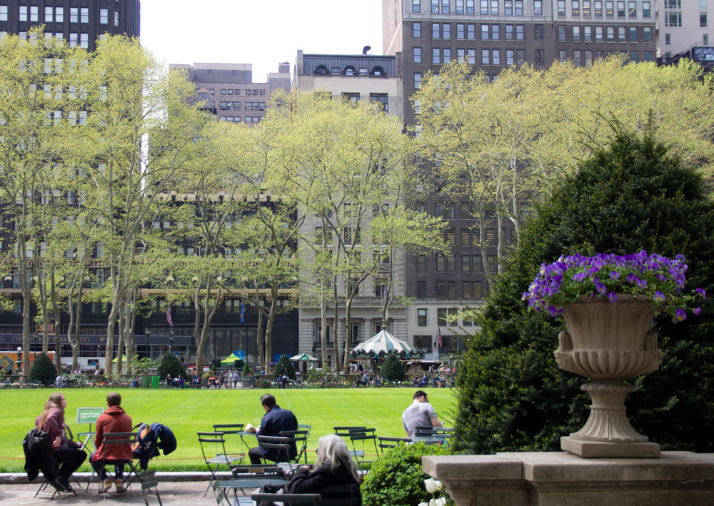 Bryants Park in NYC New York Public Library