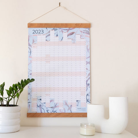 Maia Green arist collaboration for 2023 yearly wall planner