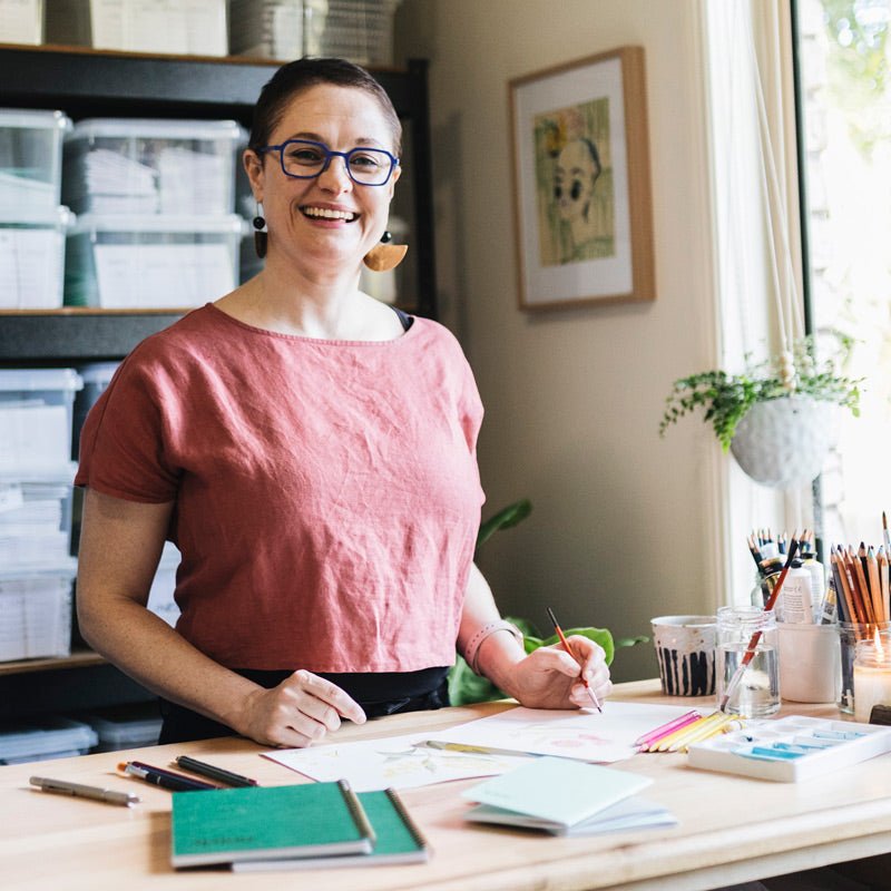 Jenica Smith in her Brisbane Creative Studio