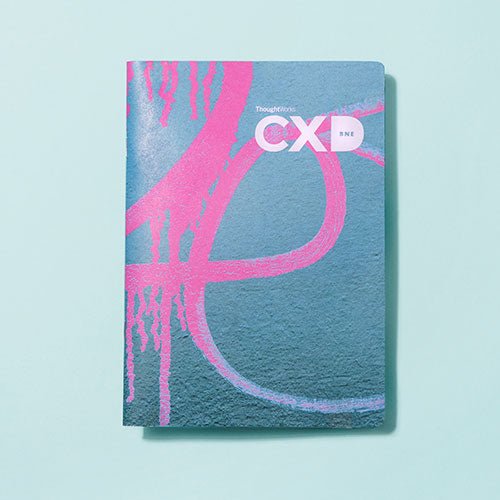 Eco friendly notebooks for CXD event in Brisbane