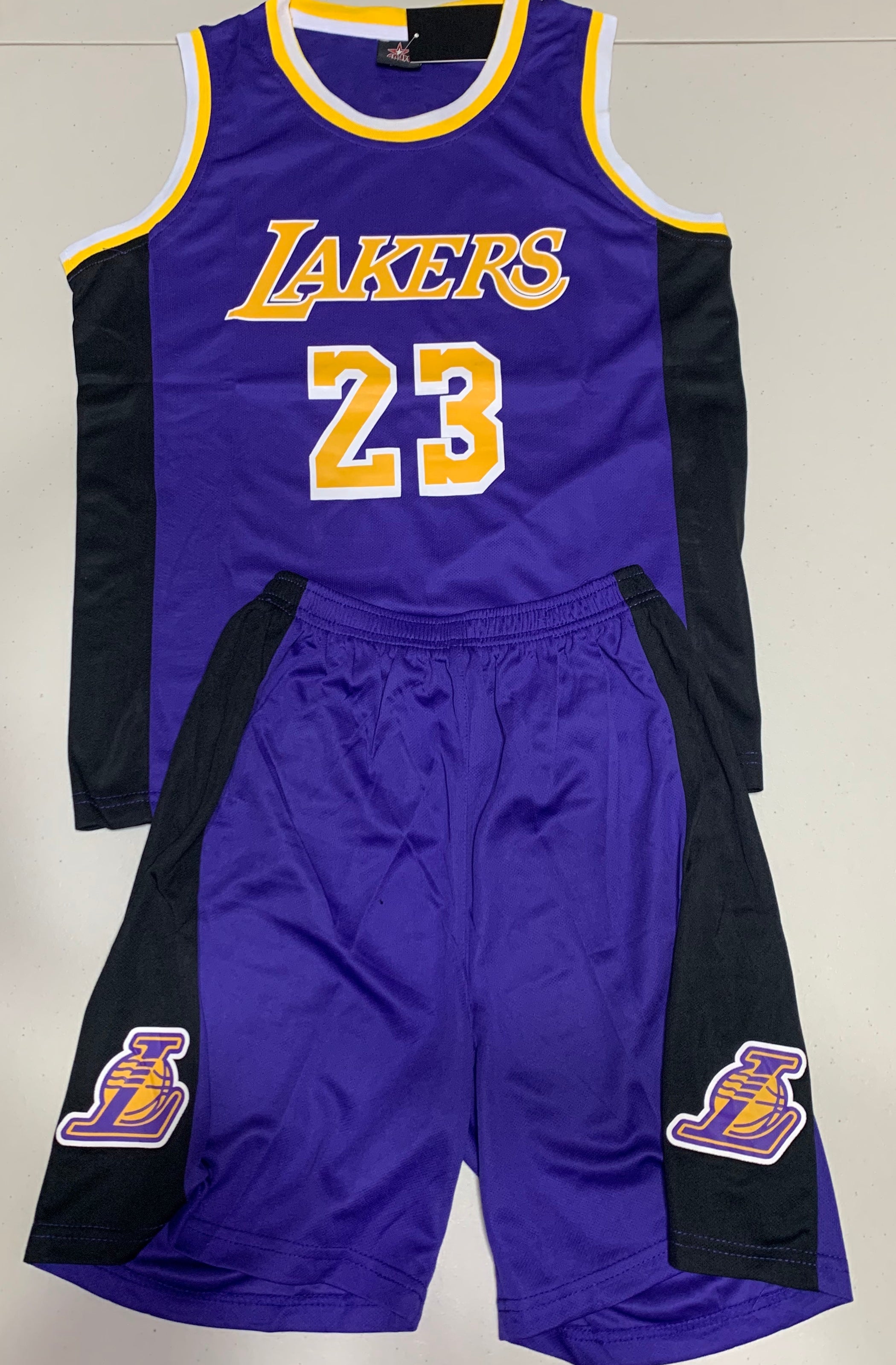 Lakers team issued size 40R pro cut jersey shorts White Nike LeBron James