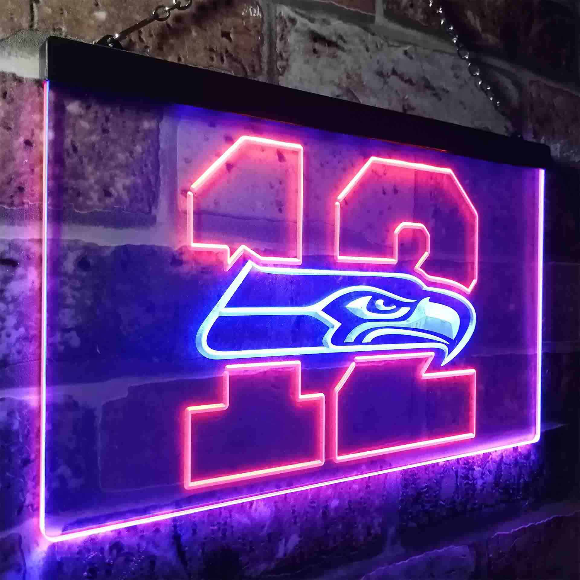 12th Man Seattle Seahawks Neon Light Up Sign Wall Decor – Jolimonkey