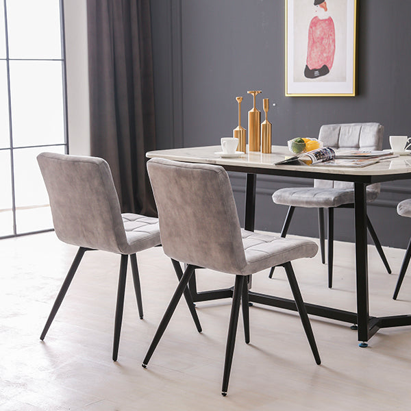 velvet dining room chairs set of 4