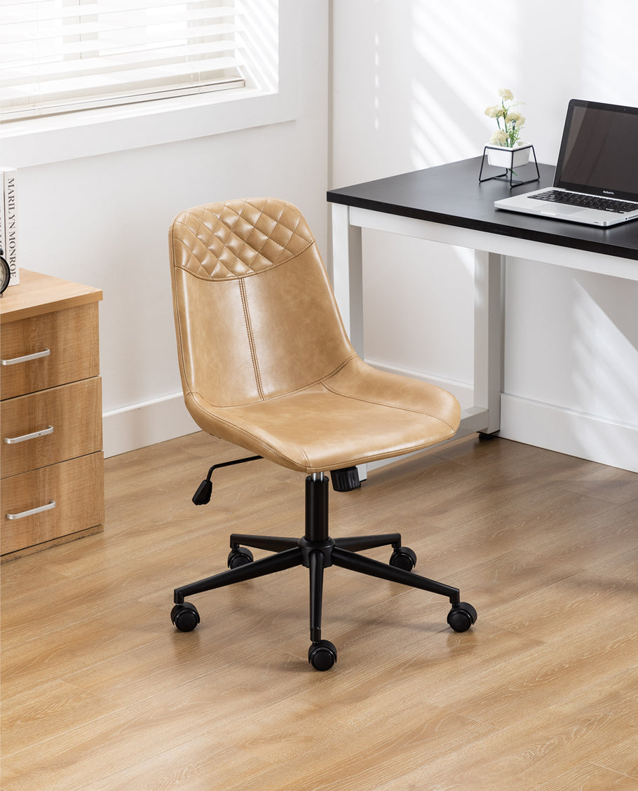 desk chair with black legs