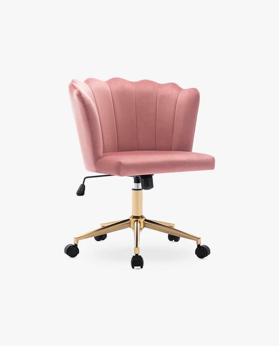 freedom pink velvet chair