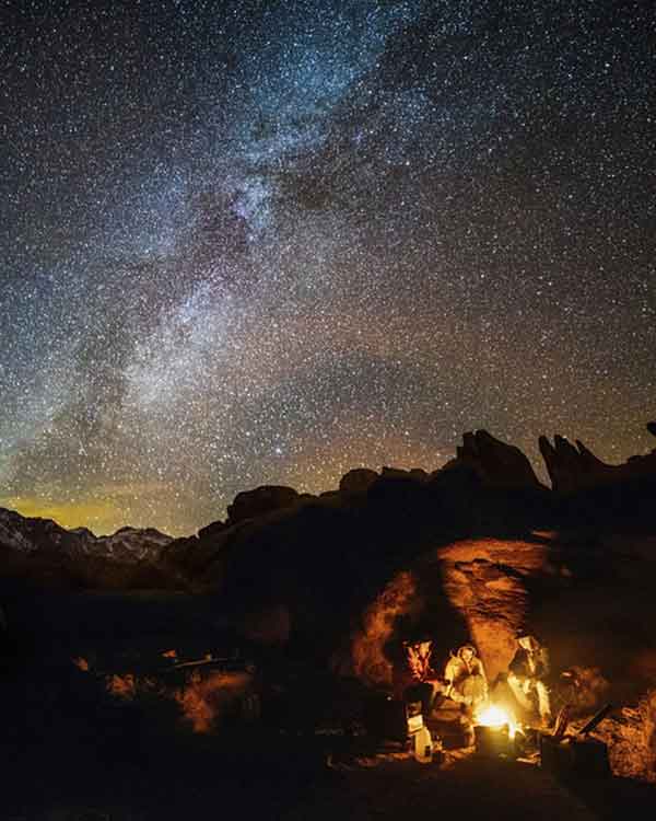 Stargazing from Inside the Tent