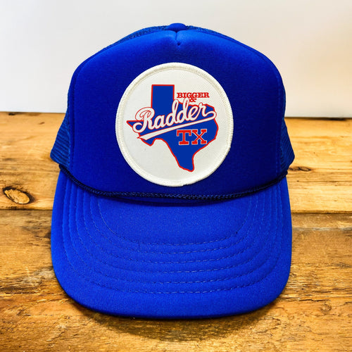 Big Texas Native Patch Trucker Hat - Retro Houston Astros-style Logo White