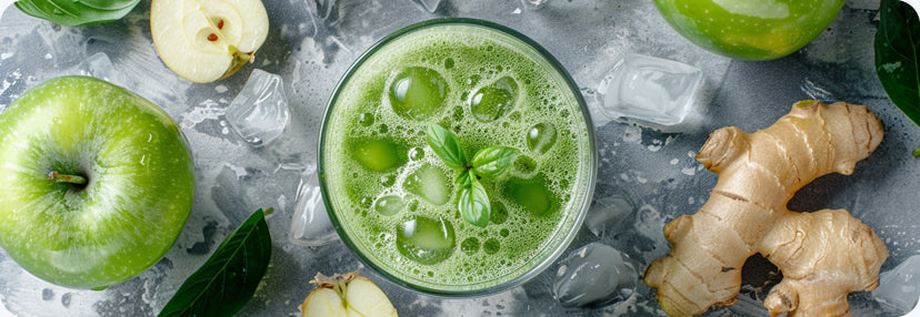 green apple ginger juice