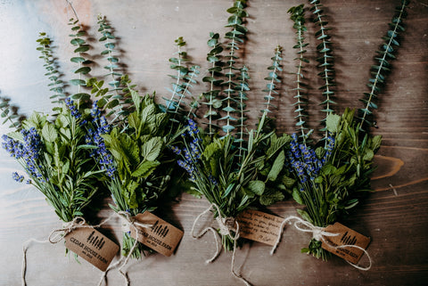 aromatherapy botanical bath bouquet bundles