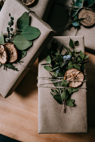 fresh citrus cedar eucalyptus gift topper packaging natural