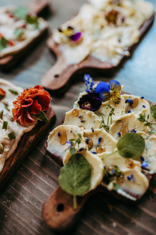 sweet and savory butter boards