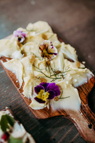 sweet savory butter board viola fennel seasonal living with herbs