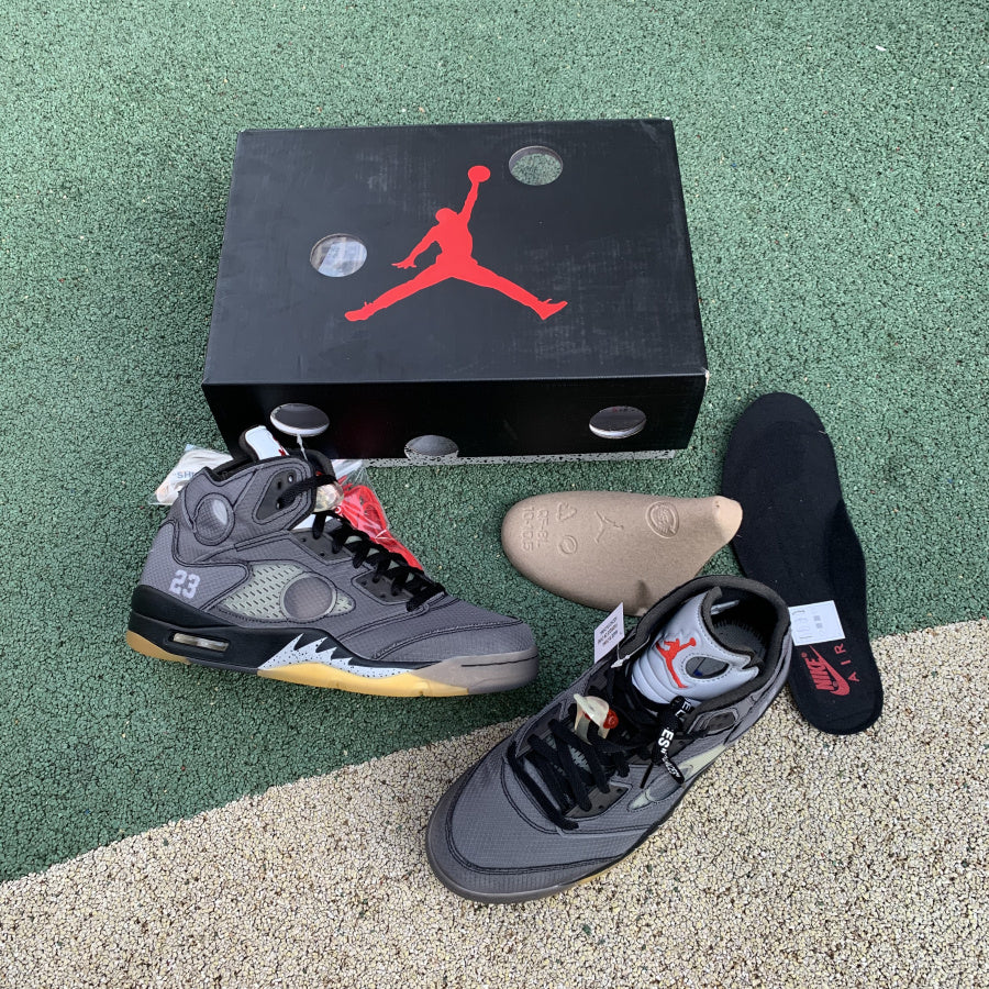 off white jordan 5 box