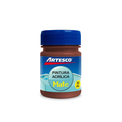 Pintura Acrílica Artesco Perlada Metálica Plata 30 Ml