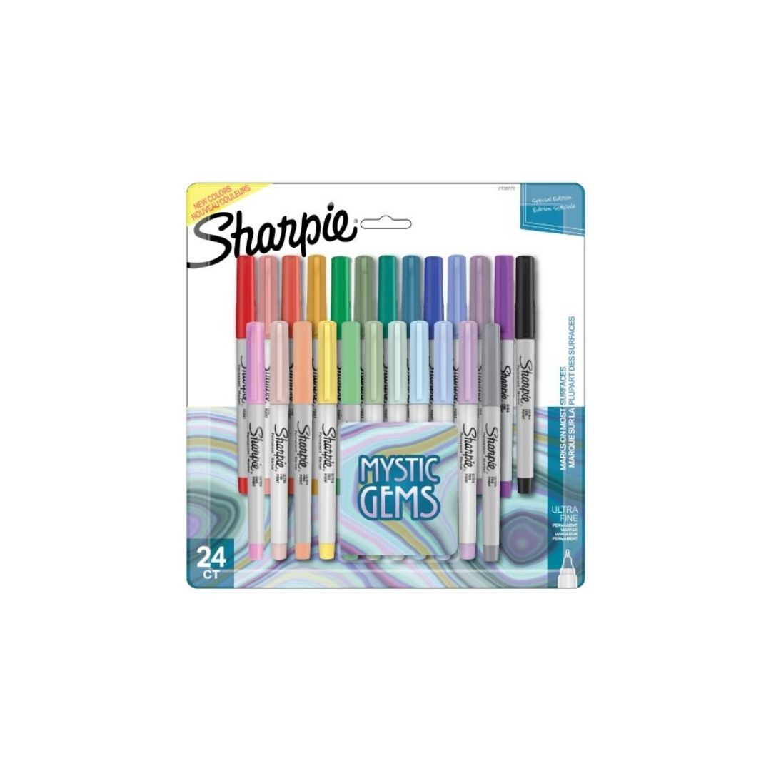 ROTULADORES SHARPIE ESTUCHE 30 PZAS 24 FINE 1 mm + 6 ULTRAFINE de 0,3 mm