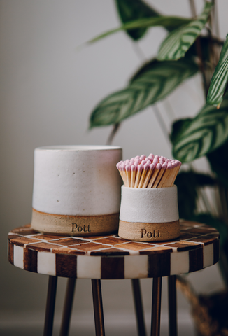 Candle and matchstick Potts - home fragrance