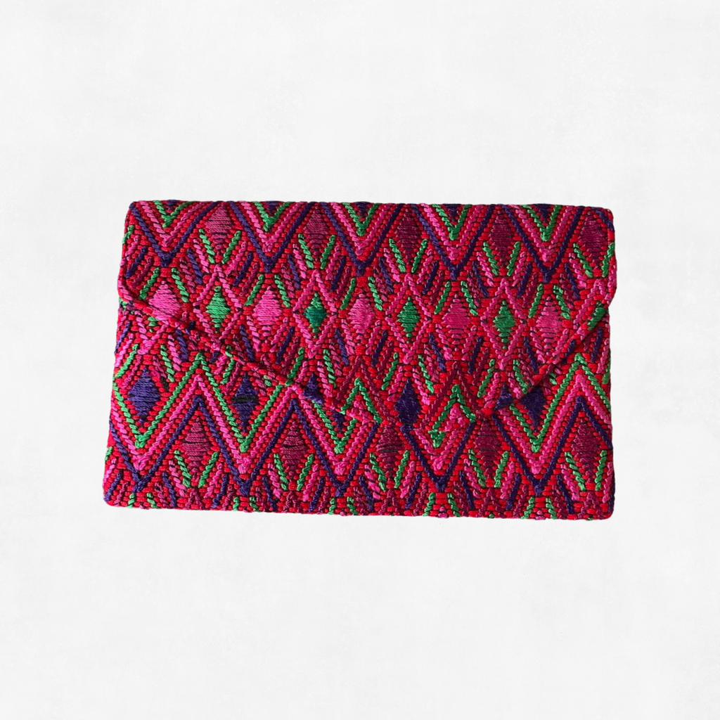 Limited Edition* Hair On Hide Envelope Clutch with Bonus Red Aztec Web