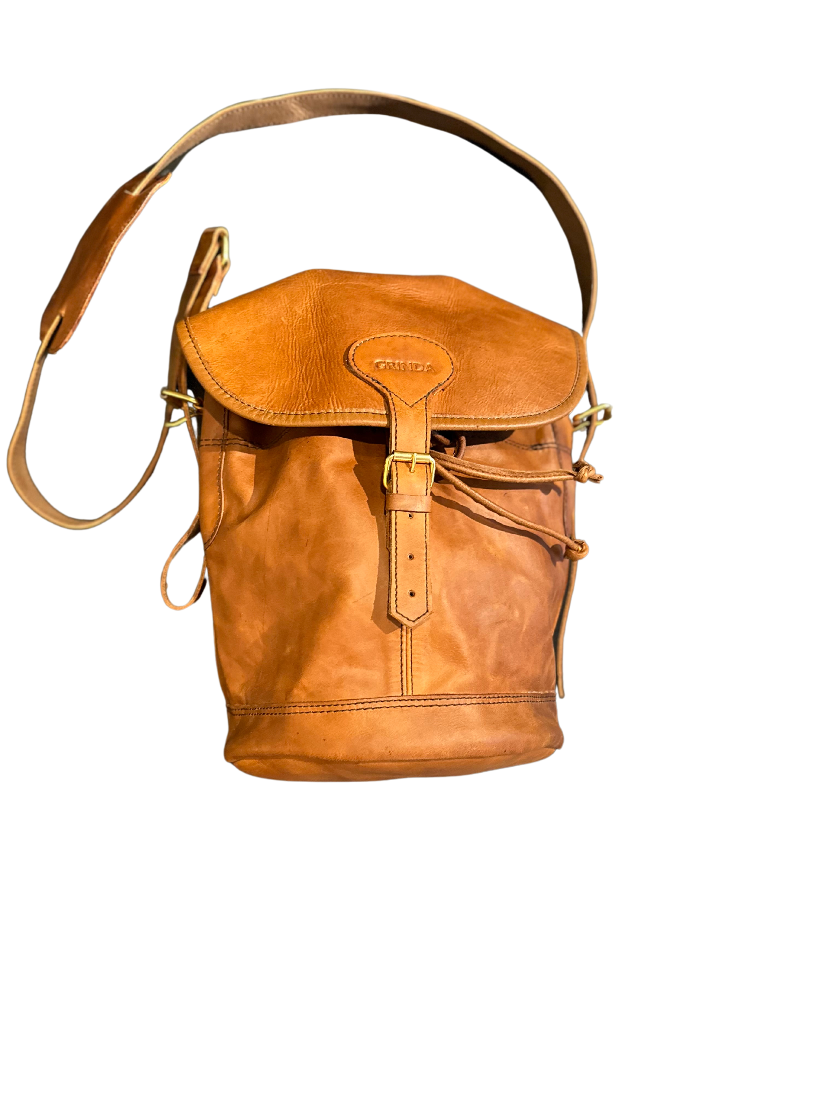 Cartridge duffel bag leather