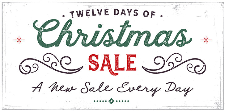 Paperdoll 12 Days of Christmas Sale Banner