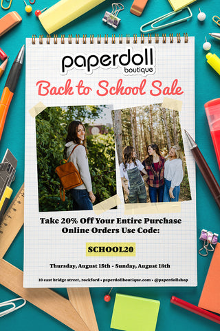 paperdoll back to school sale banner